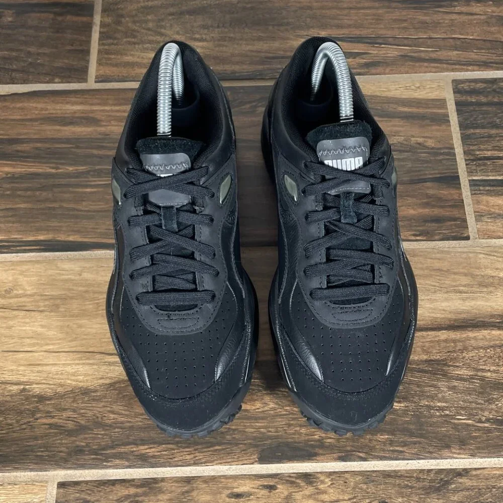 Puma Street Rider S Militia Jr Youth Boys Size 5C Shoes Black Athletic Sneakers